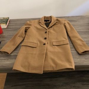 Banana Republic Camel Wool Top Coat